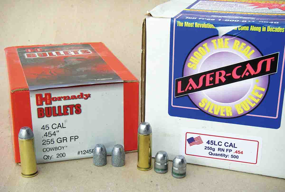 Guns with larger throats will usually produce improved accuracy when loaded with bullets that measure .454 to  .456 inch.